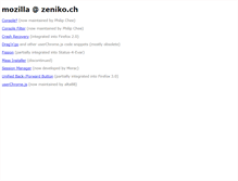 Tablet Screenshot of mozilla.zeniko.ch